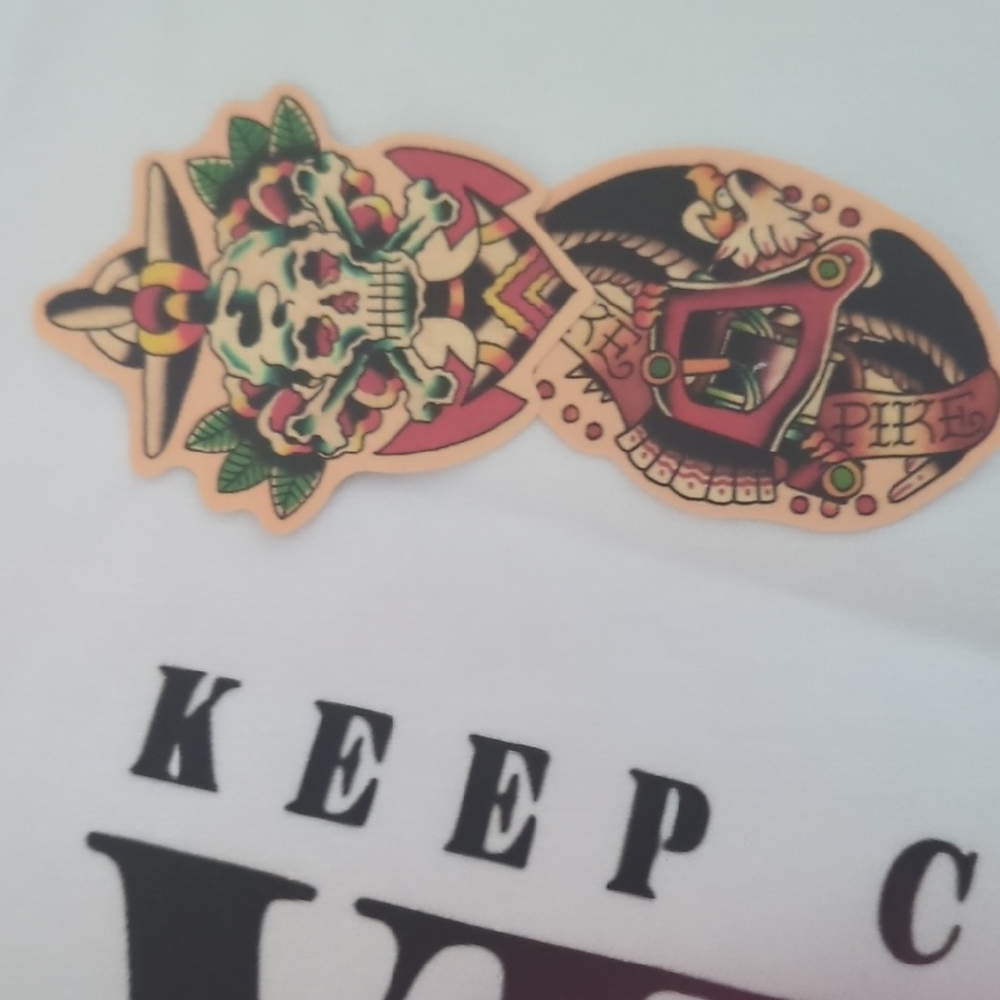 Tailor Vintage White Graphic Tee - Picture 12 of 12